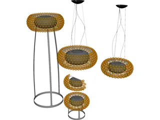 Caboche Floor Lamp 3D Model