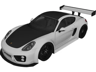 Porsche Cayman S (Tuning) 3D Model