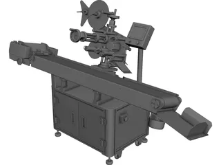Conveyor Page CAD 3D Model
