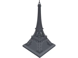 Eiffel Tower CAD 3D Model