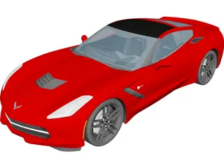 Chevrolet Corvette C7 Stingray (2014) 3D Model