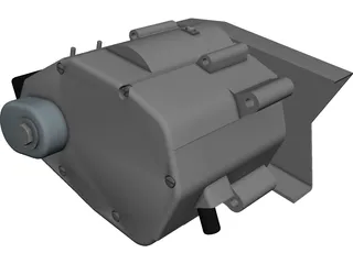 Tomos APN 6 Engine CAD 3D Model