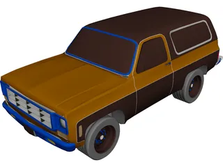 Chevrolet K-5 Blazer (1978) 3D Model