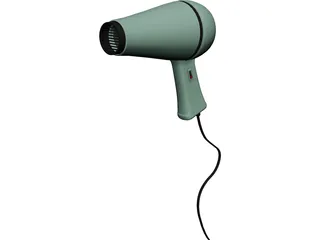 Hairdryer 3D Model