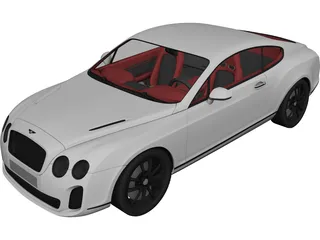 Bentley Continental Supersport 3D Model