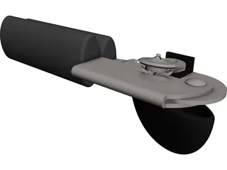 Can Opener CAD 3D Model