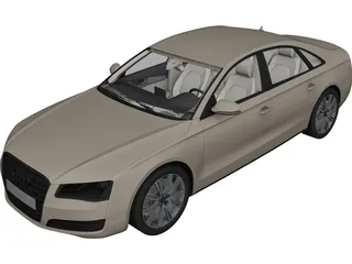 Audi A8 (2015) 3D Model