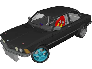 BMW E21 Drift Edition 3D Model