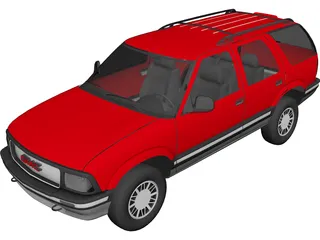 GMC Jimmy (1995) 3D Model