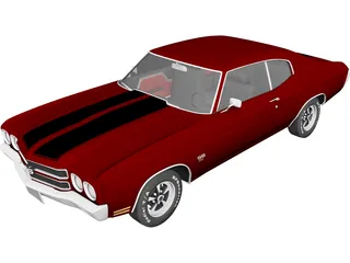 Chevrolet Chevelle SS (1970) 3D Model