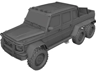 Mercedes-Benz G63 6x6 AMG 3D Model