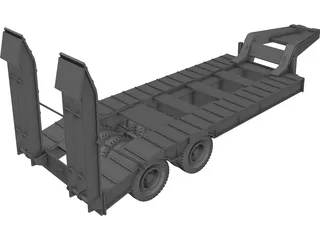 Kraz Trailer 3D Model