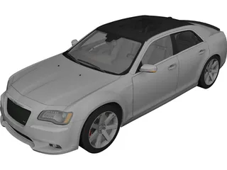 Chrysler 300C SRT8 (2012) 3D Model 3D Preview