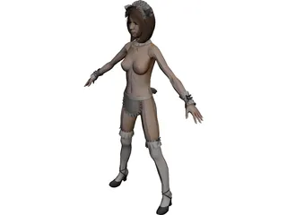 Japan Girl 3D Model