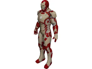 Iron Man Mark 42 3D Model 3D Preview