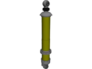 Ohlins Shock CAD 3D Model