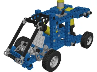 Lego Car 3D Model