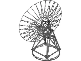 Satellite Dish 3D Model