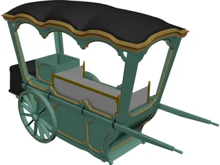 Chariot 3D Model 3D Preview