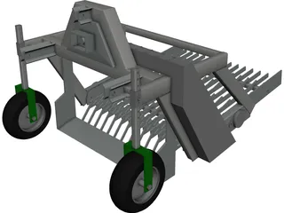 Seedlings Digger 3D Model