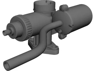 Jikov Czech Carburetor CAD 3D Model