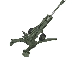 M777 Howitzer  3D Model