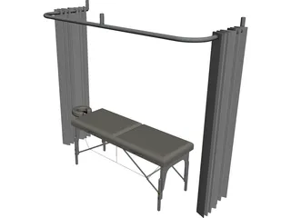 Massage Table 3D Model