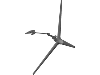 Wind Power (rüzgar gülü), 3D CAD Model Library