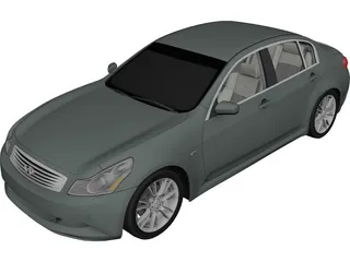 Infiniti G37 Sedan (2009) 3D Model