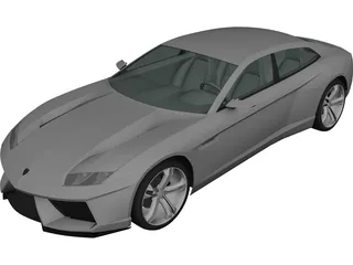 Lamborghini Estoque Concept (2008) 3D Model