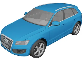 Audi Q5 (2009) 3D Model 3D Preview