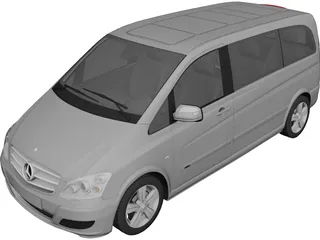 Mercedes-Benz Viano (2010) 3D Model