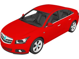 Chevrolet Cruze (2011) 3D Model