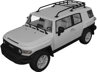 Toyota FJ Cuiser (2011) 3D Model