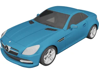 Mercedes-Benz SLK-Class R172 (2012) 3D Model