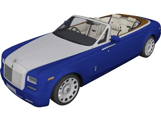 Rolls-Royce Phantom Drophead Coupe (2013) 3D Model
