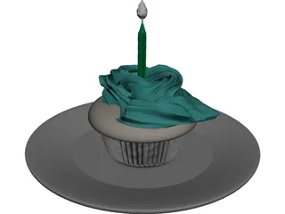 Cub Cake 3D Model 3D Preview