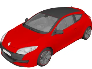 Renault Megane RS 265 (2013) 3D Model