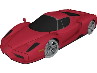 Ferrari Enzo CAD 3D Model