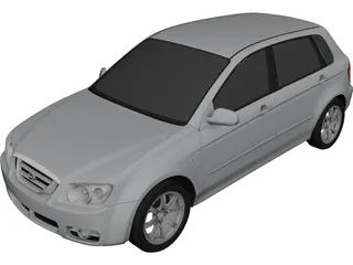 Kia Spectra (2007) 3D Model