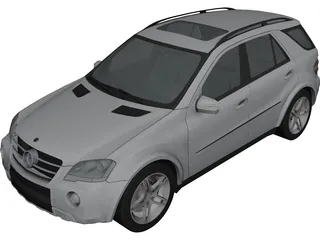 Mercedes-Benz ML63 AMG 3D Model