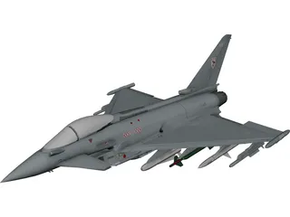 Eurofighter Typhoon 3D Model