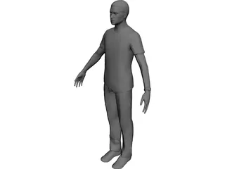 Generic Male 3D Model