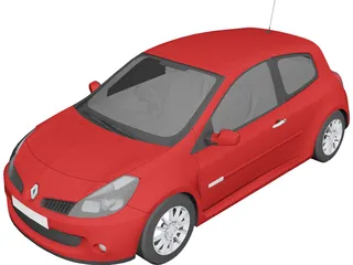 Renault Clio Sport 3D Model