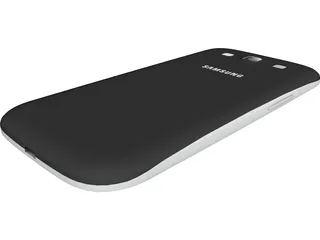 Samsung Galaxy 3 Black 3D Model