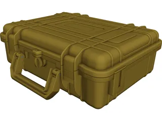 Pelican 1450 Protective Case CAD 3D Model