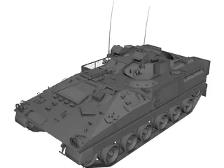 MCV-80 Warrior 3D Model