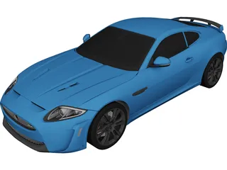 Jaguar XKR-S (2012) 3D Model