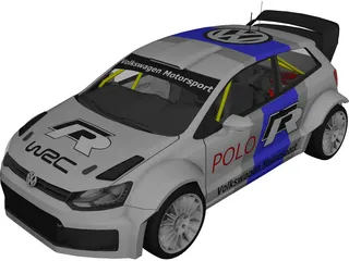 Volkswagen Polo WRC 3D Model