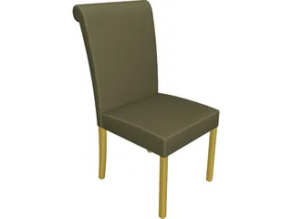 Dining Chair CAD 3D Model